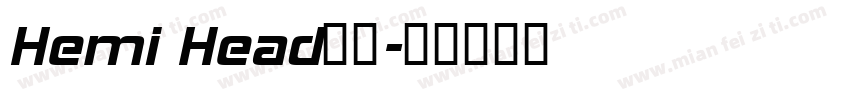 Hemi Head字体字体转换